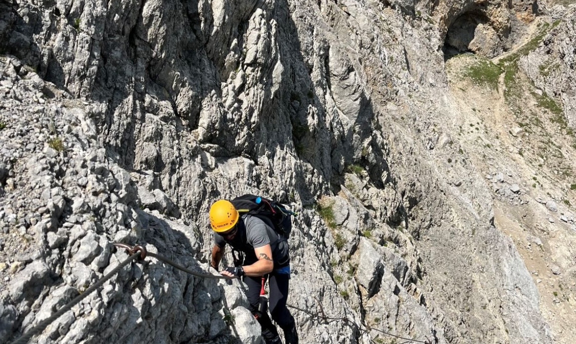 Tag Klettersteigf Hrung Ber Den Mittenwalder H Henweg In Mittenwald