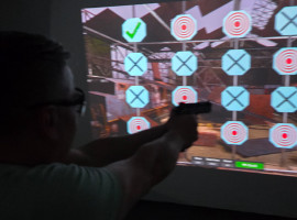 60 Min. Schießtraining im Laserschießkino für 2 Personen in Aukrug