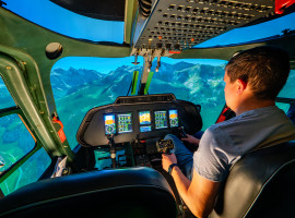 60 Min. Flugsimulator Heli Agusta A109 in Durmersheim, Raum Karlsruhe