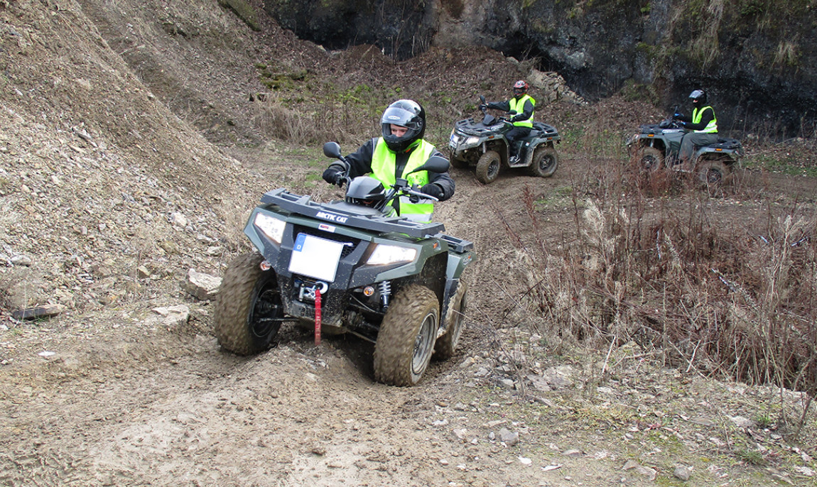 Quad On/Offroad Tour am Nürburgring in Nachtsheim - Abenteuer pur!