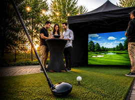 24 Stunden Golfsimulator (Montag-Donnerstag) für zu Hause in Reinfeld (oder Umland)